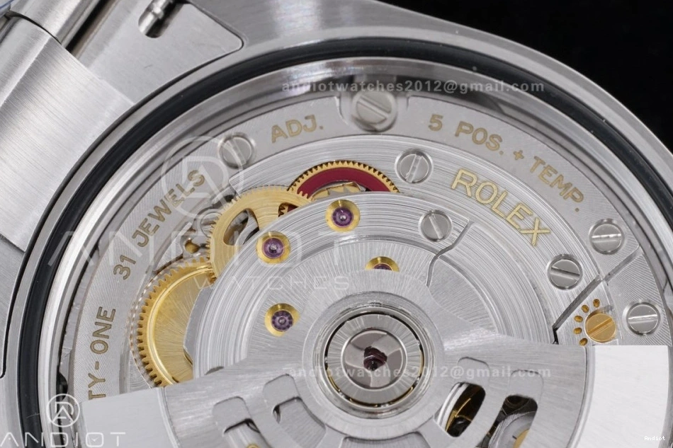 36mm VR3230 1:1 Edition Blue Dial Perpetual Best 126000 Oyster 904L KRF New Steel 0204